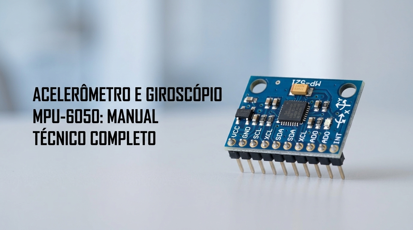 Acelerômetro e Giroscópio 3 Eixos MPU-6050: Manual Técnico Completo