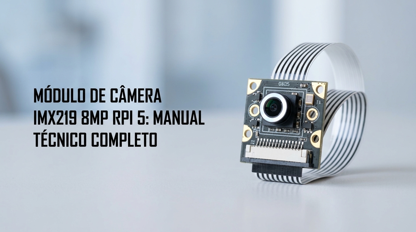 Câmera Raspberry Pi 5 8MP IMX219 77 Graus FOV Profissional: Manual Técnico Completo