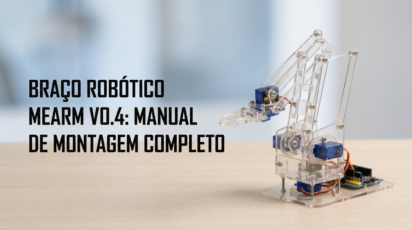 Braço Robótico meArm V0.4: Manual de Montagem e Programação Completo