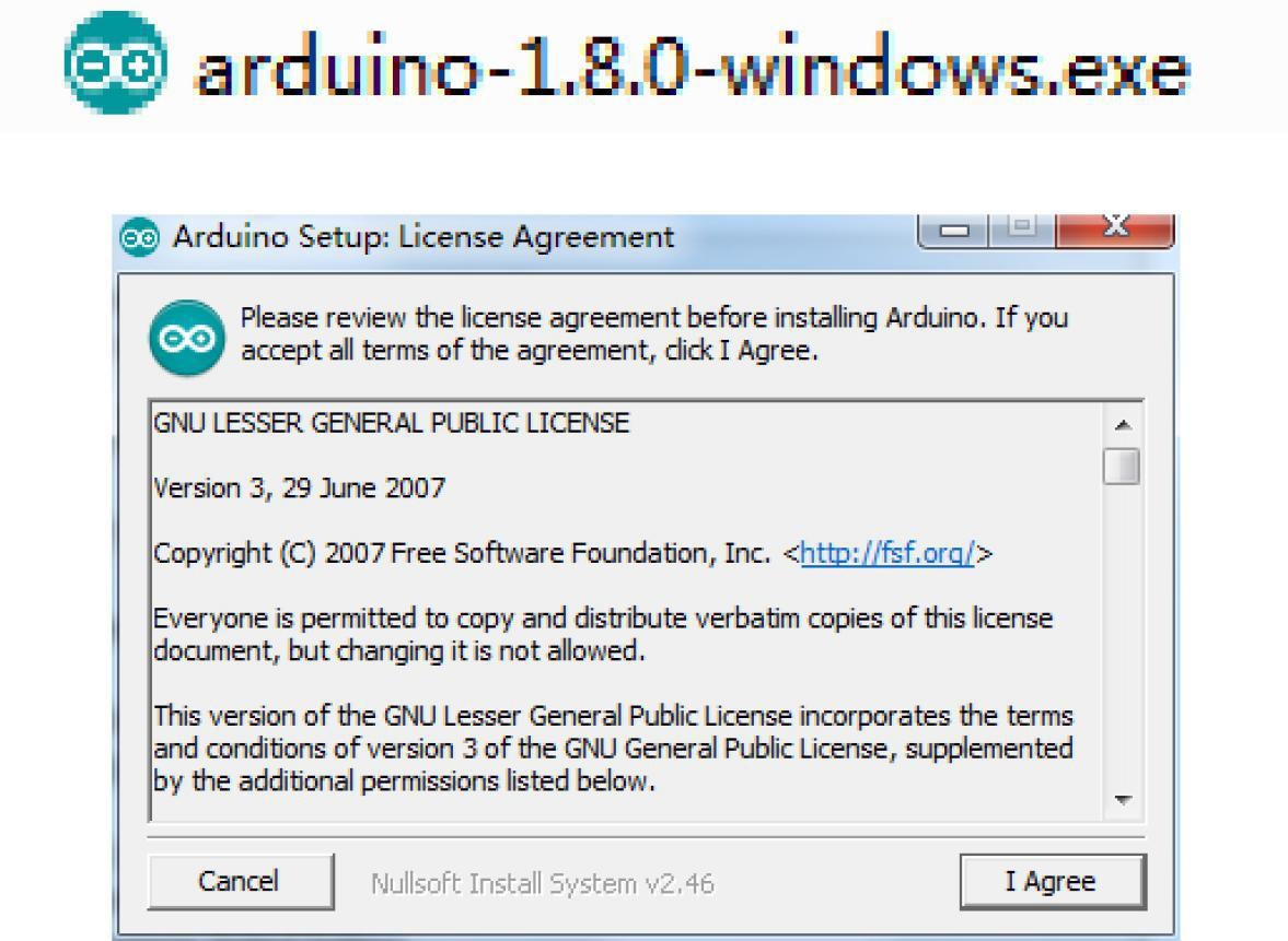 Seleção de componentes do instalador da IDE Arduino