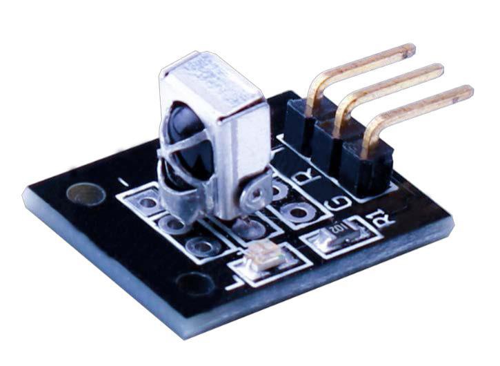 Módulo receptor infravermelho AX-1838HS e controle remoto IR de 21 teclas
