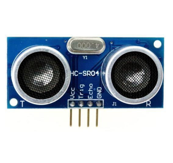 Sensor ultrassônico telemétrico HC-SR04 com cápsulas emissora e receptora