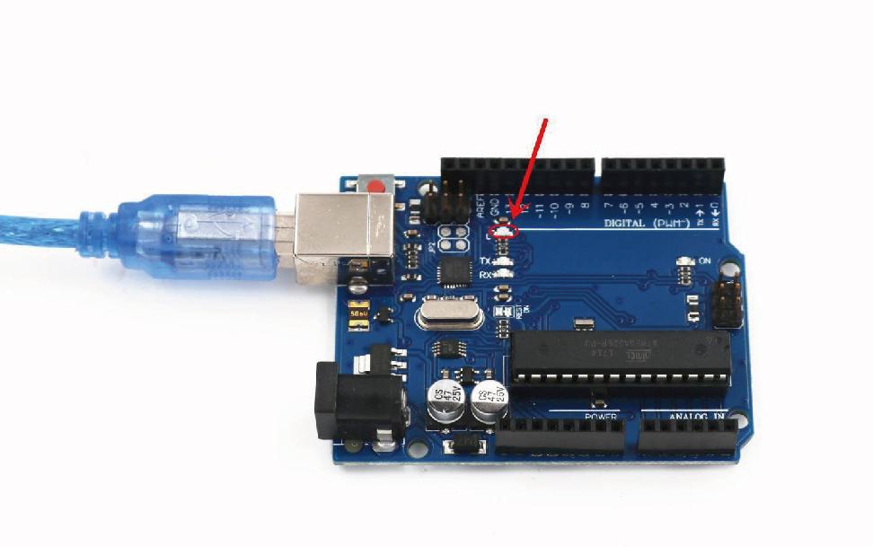 Diagrama esquemático do circuito LED Blink no Arduino