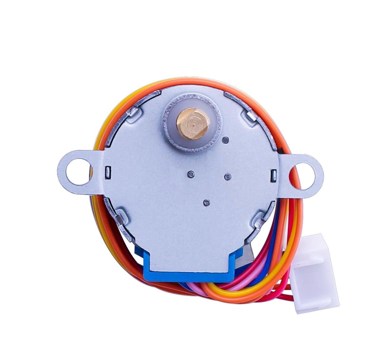 Motor de passo unipolar 28BYJ-48 e placa driver ULN2003