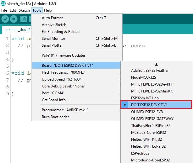 Conexão do ESP32 à rede Wi-Fi e exibição do endereço IP local no Monitor Serial