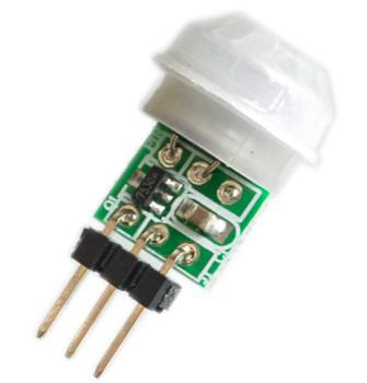 Módulo sensor PIR AM312 com lente Fresnel miniatura esférica integrada