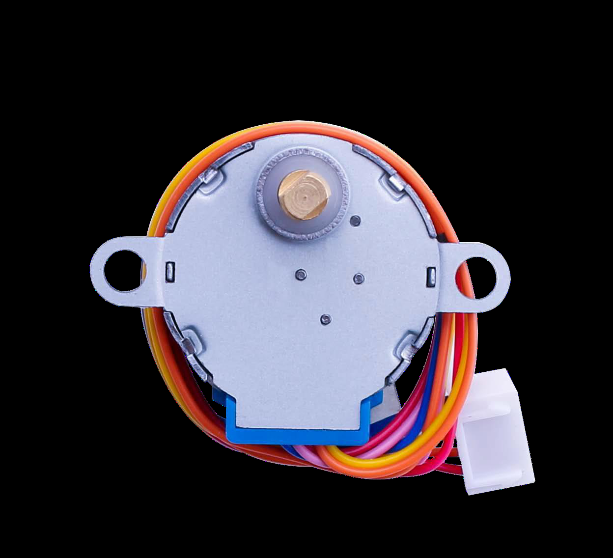 Motor de passo 28BYJ-48 e placa driver ULN2003 com 4 LEDs indicadores de fase