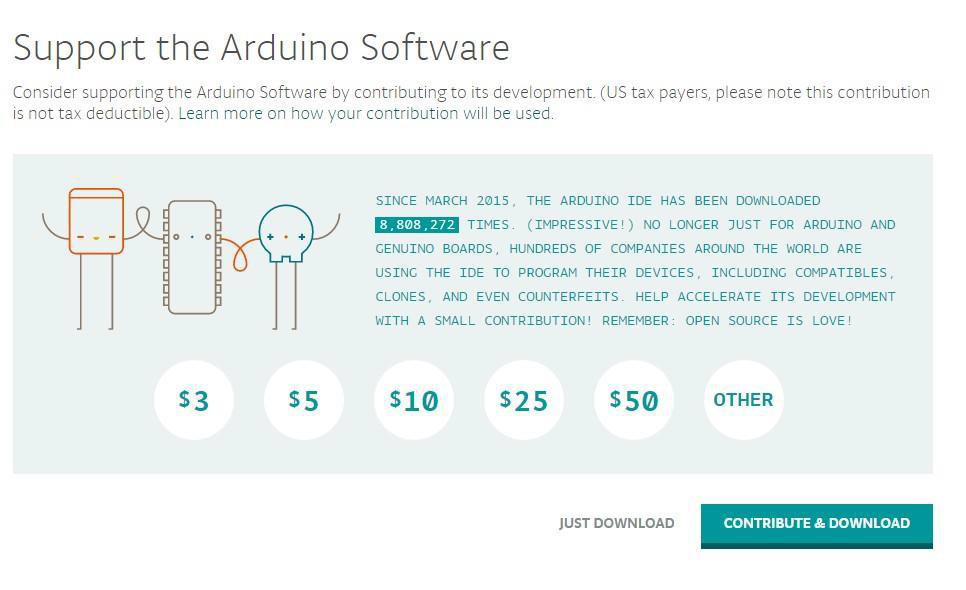Seleção dos componentes de software e drivers associados