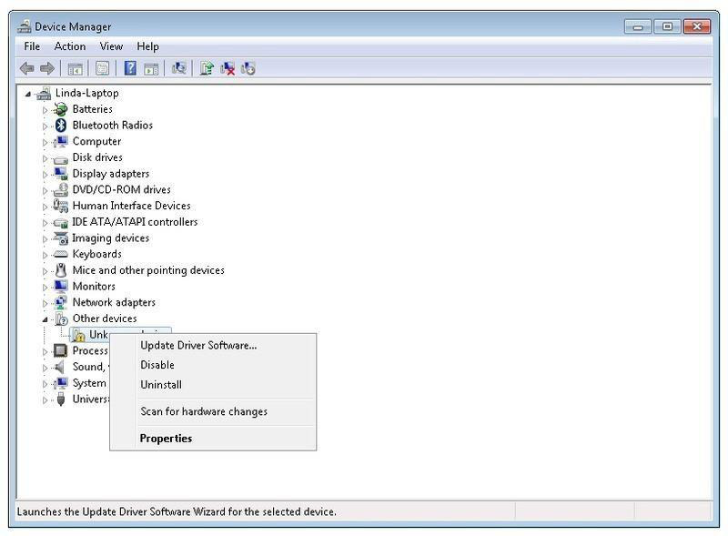 Identificação da porta serial COM no Gerenciador de Dispositivos do Windows