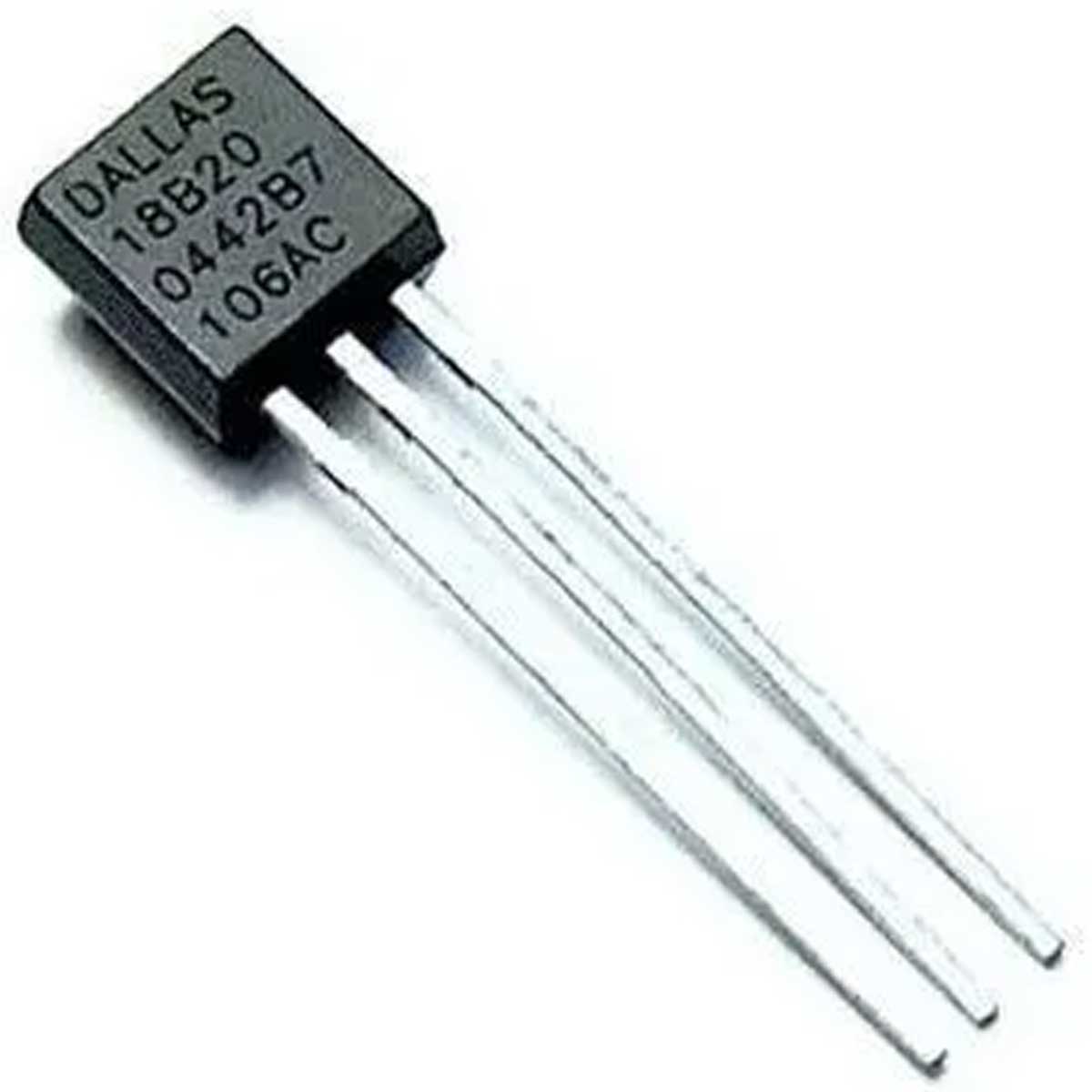 Sensor de temperatura DS18B20 avulso em encapsulamento TO-92