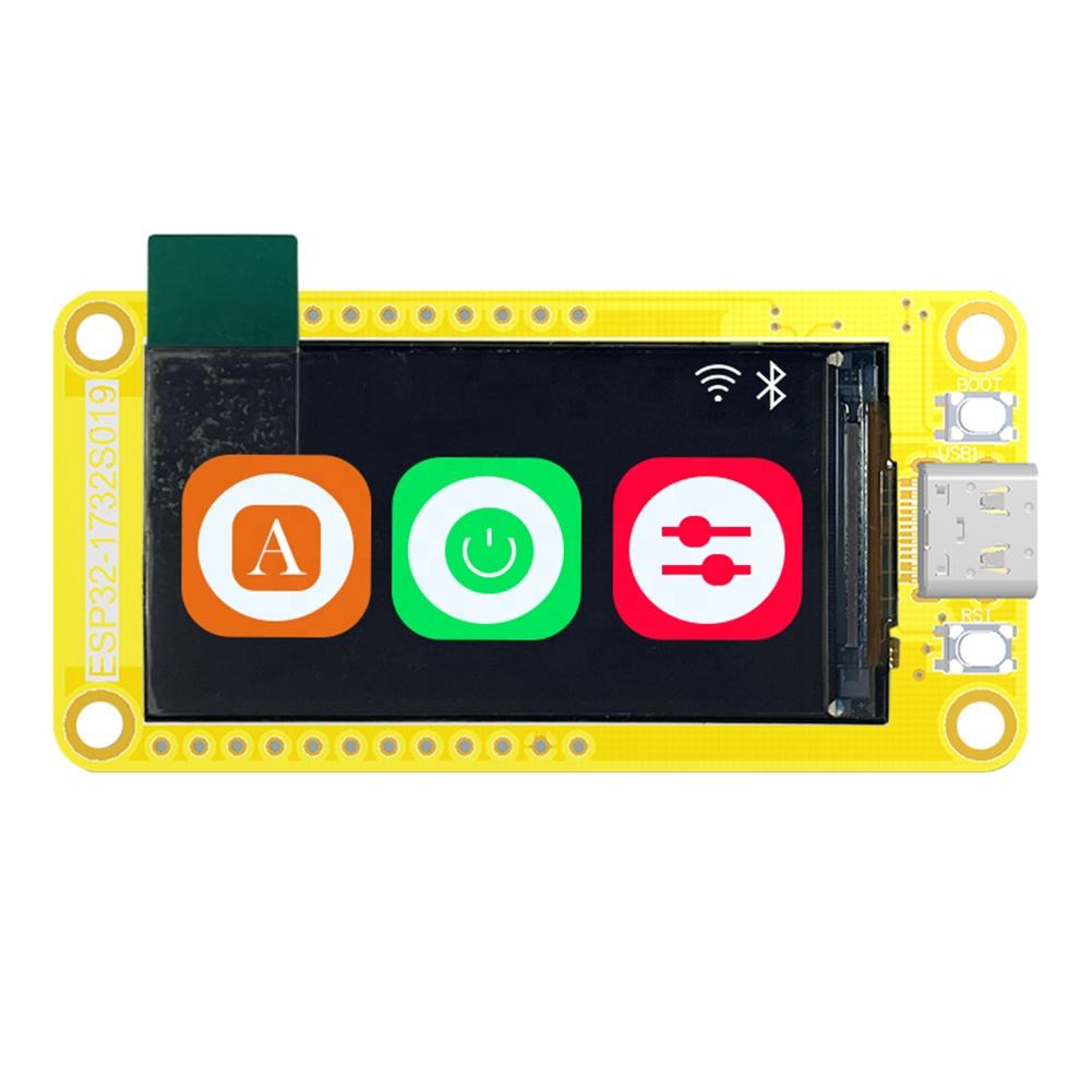 Placa de Desenvolvimento 1,9 Polegadas ESP32-1732S019
