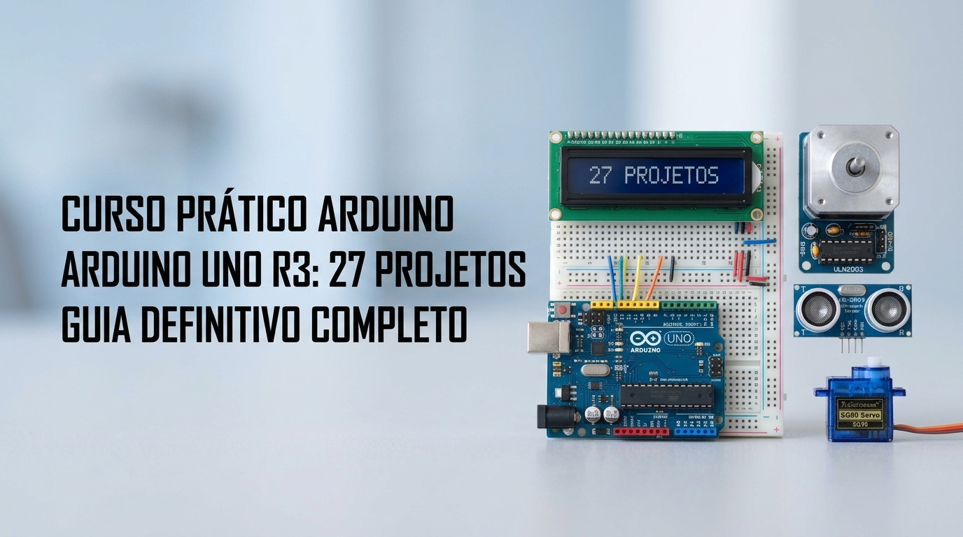 Kit Avançado 27 Tutoriais Placa Uno Compatível Com Arduino AE314 RB2687