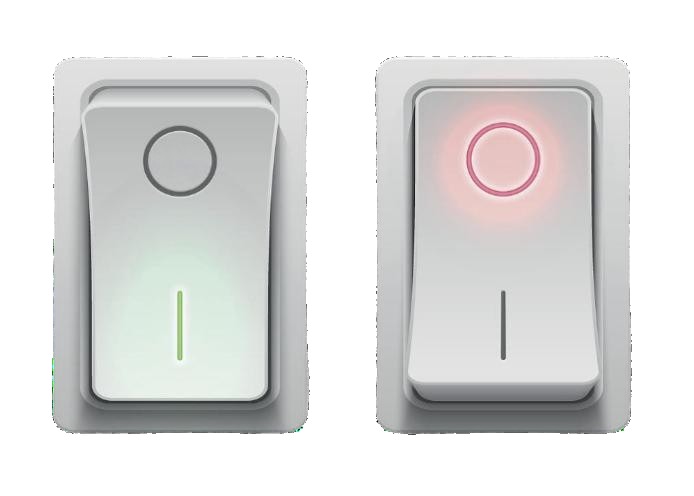 Esquema elétrico de chave táctil push-button com circuito de pull-down