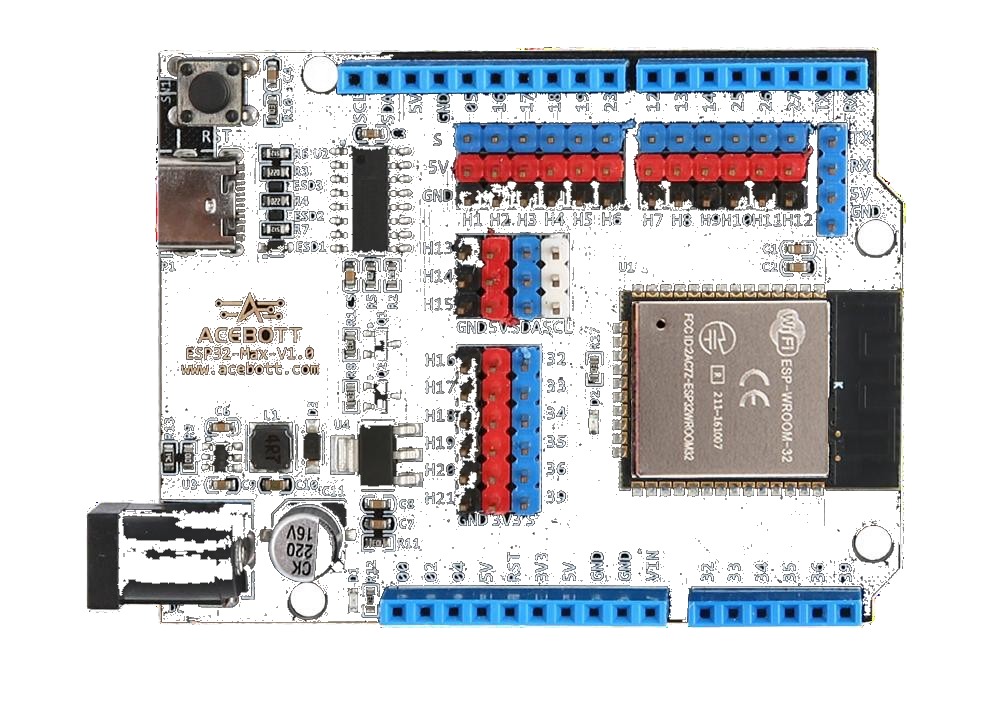 Montagem prática do dado eletrônico na protoboard com a placa ESP32