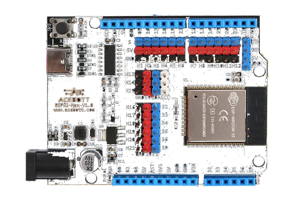 Montagem prática do piano eletrônico montado na carcaça de madeira com a placa ESP32