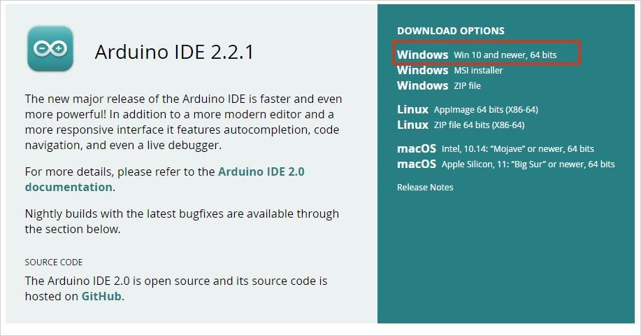 Instalação da Arduino IDE – Seleção do executável