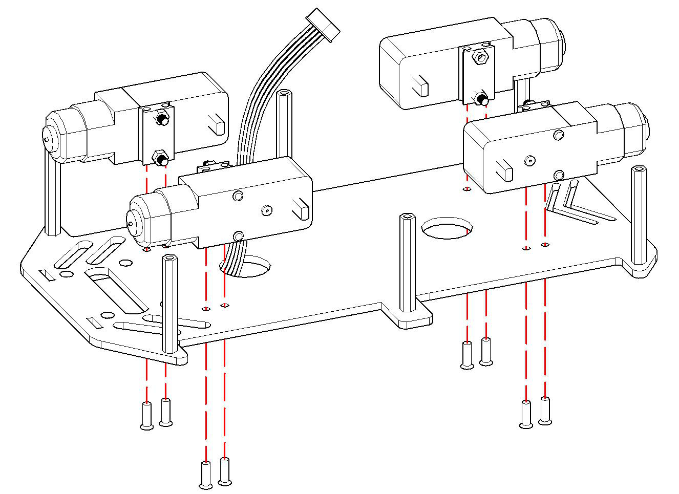 Passo 4 — Pan-tilt com SG90 e ESP32-CAM
