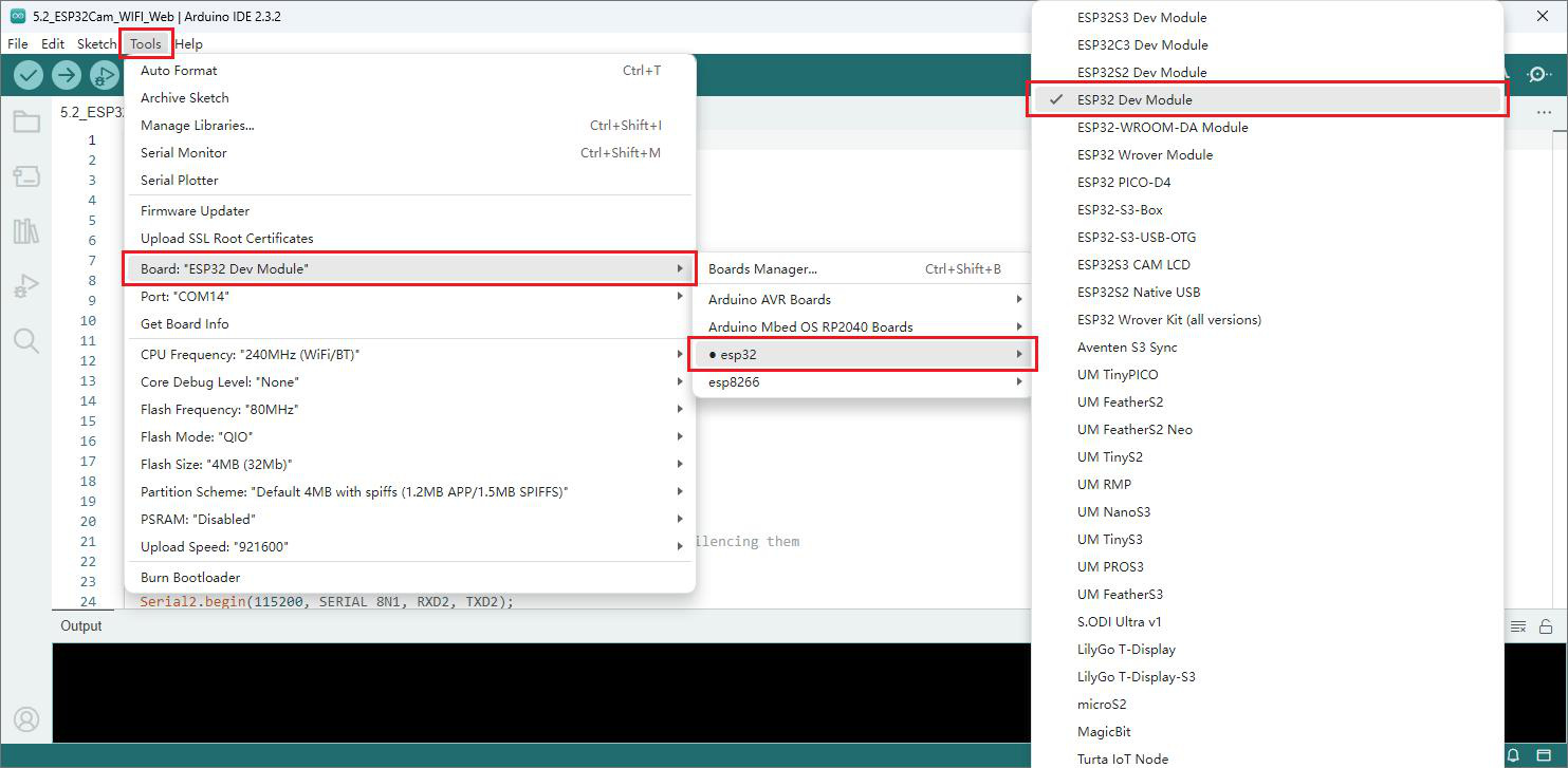 Interface web do AD176 em 192.168.4.1