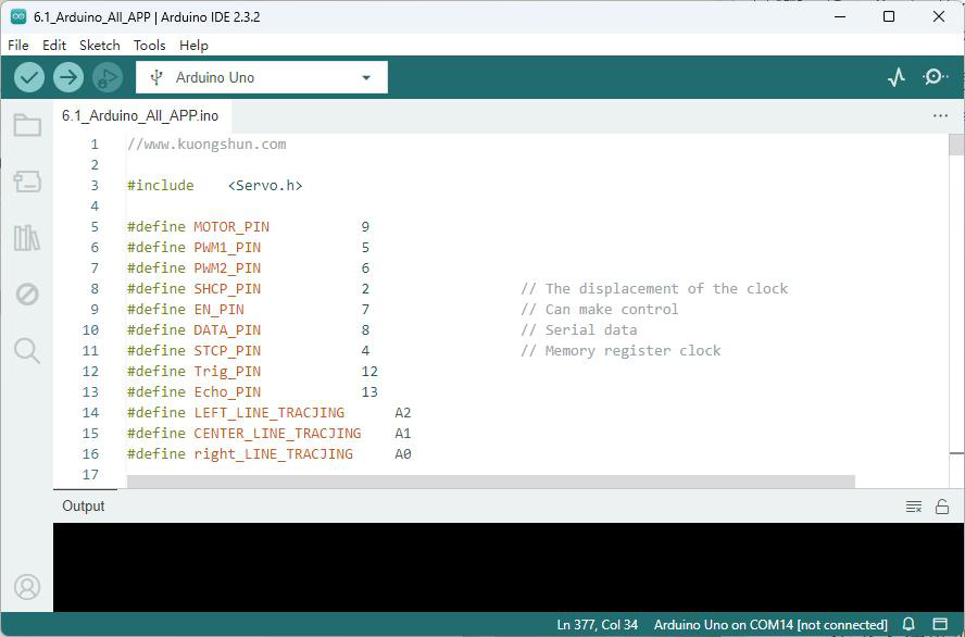 Multifunção APP lado Arduino (6.1_Arduino_All_APP) bancada de teste