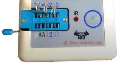 Procedimento de autoteste e calibração do testador de componentes