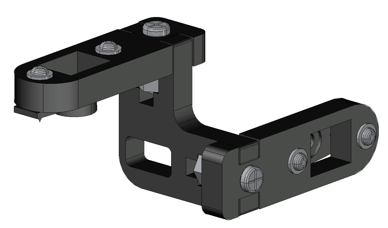 Diagrama de ligação dos 4 servos de rotação horizontal do corpo nas portas D1, D2, D6 e D7
