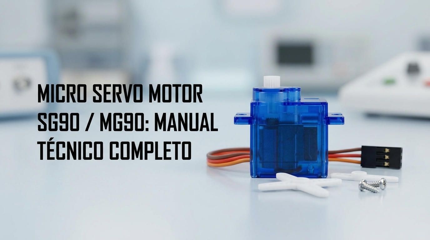 Micro Servo Motor SG90 e MG90: Manual Técnico Completo