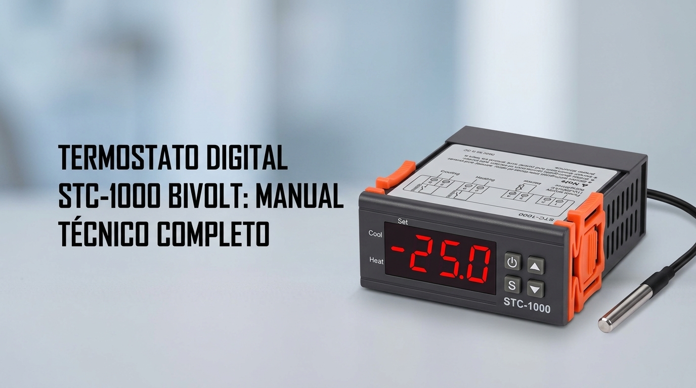 Termostato Digital STC-1000 Bivolt: Manual Técnico Completo