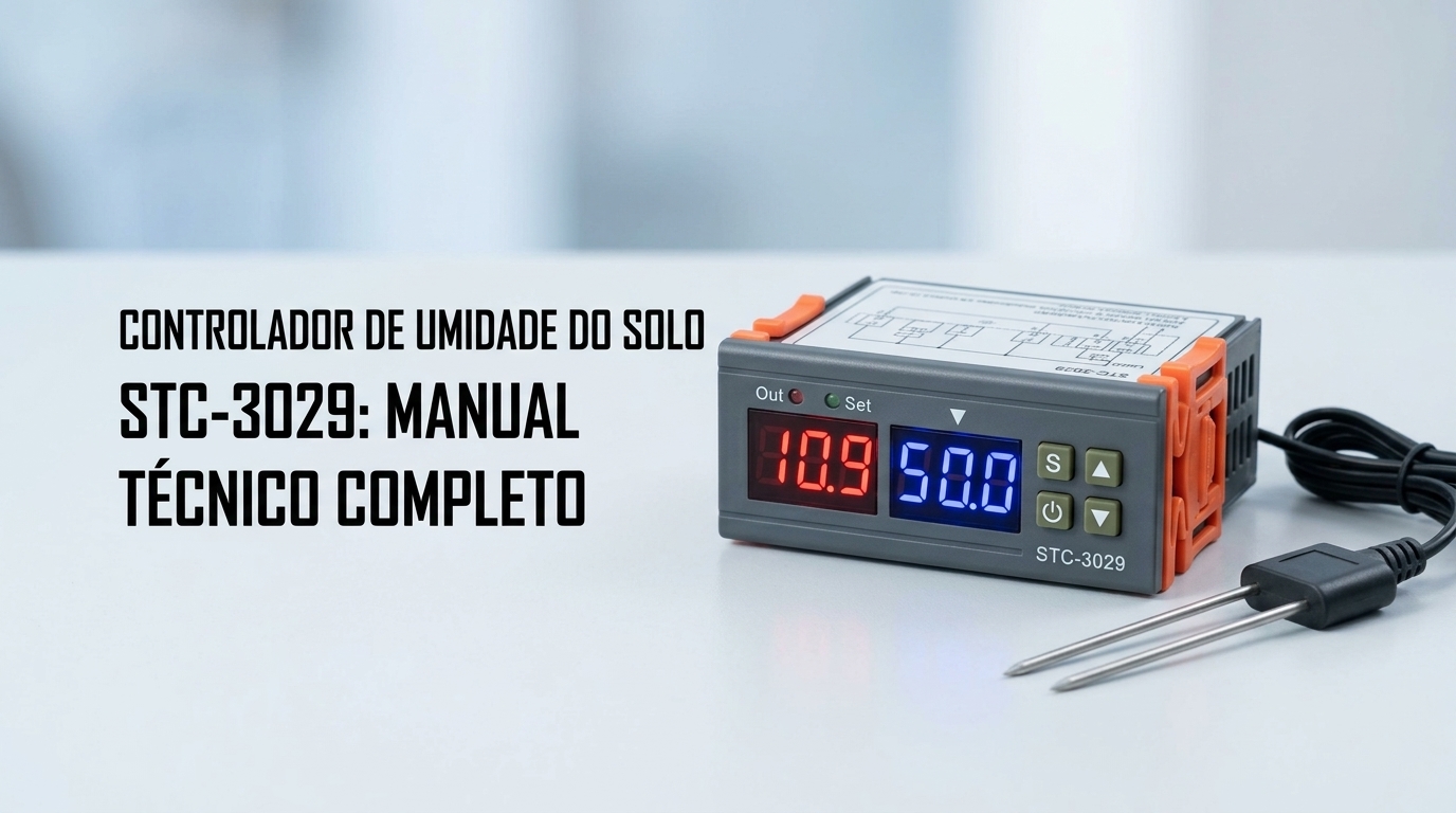 Controlador de Umidade do Solo STC-3029: Manual Técnico Completo