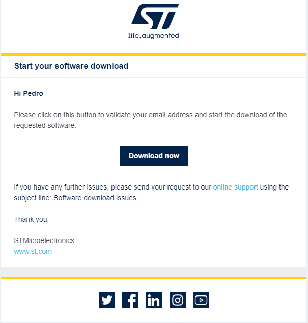 Botão Download Now para baixar o instalador da IDE