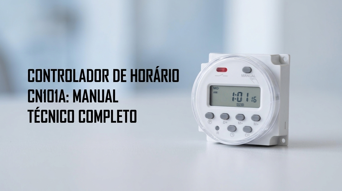 Controlador de Horário Semanal CN101A: Manual Técnico Completo