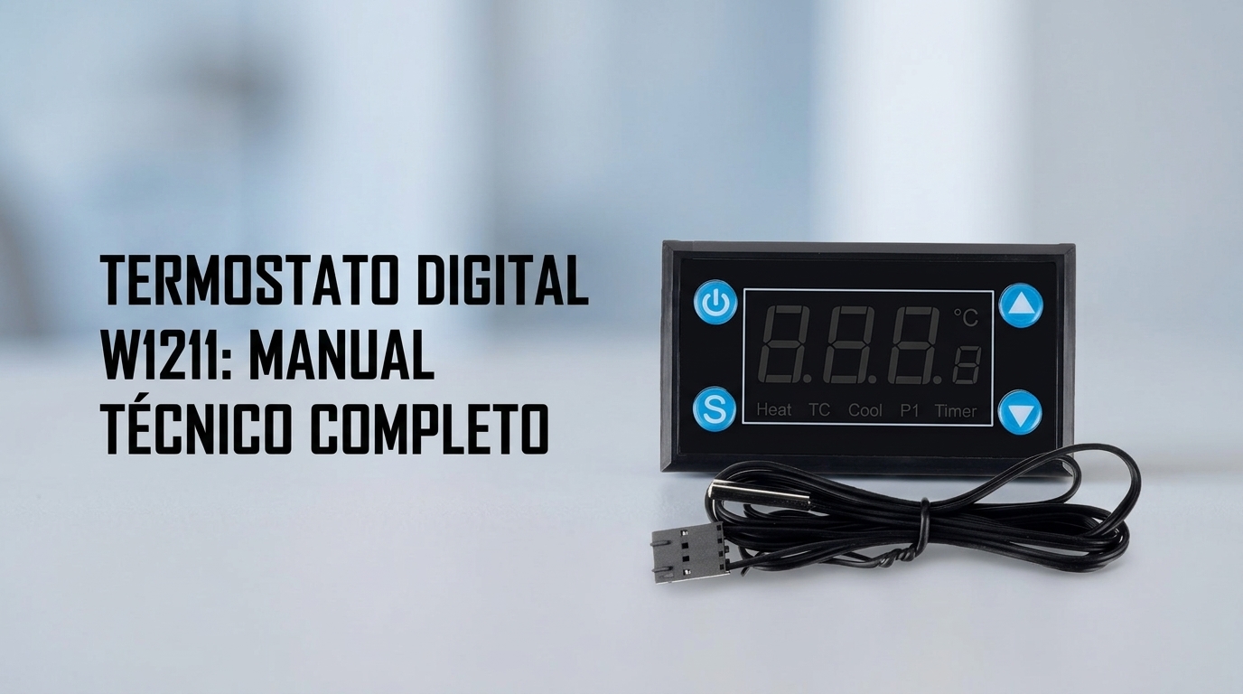 Termostato W1211 com Temporizador: Manual Técnico Completo