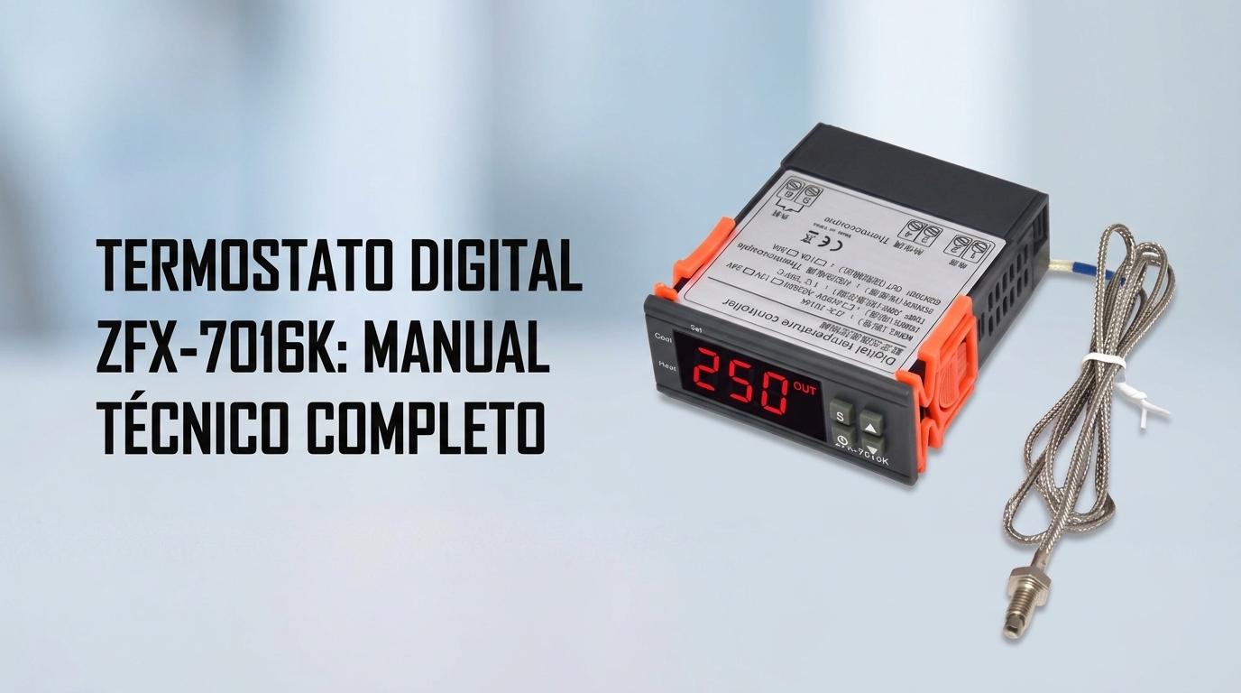 Termostato Digital de Alta Temperatura ZFX-7016K: Manual Técnico Completo
